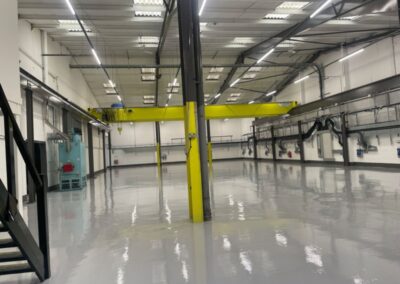 High Build Epoxy Resin Flooring - manufacturing plant flooring