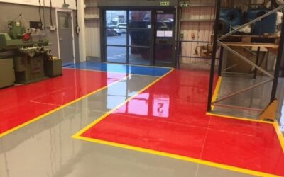 3mm SL epoxy resin screed, laid at a Compressor Manufacturers