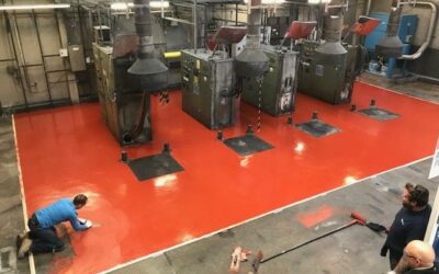Polyurethane Floor Screed Laid at Metal Tool Manufacturer