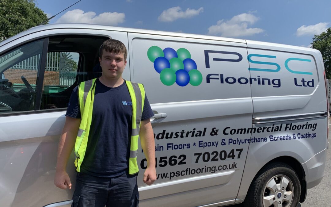 PSC Flooring welcome the newest member of the team – Bradley Mason