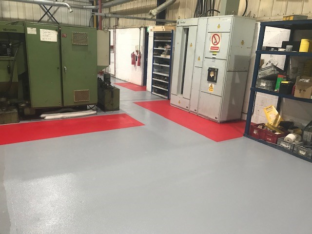 Non-slip flooring for Westley Plastics’ Manufacturing Facilities  