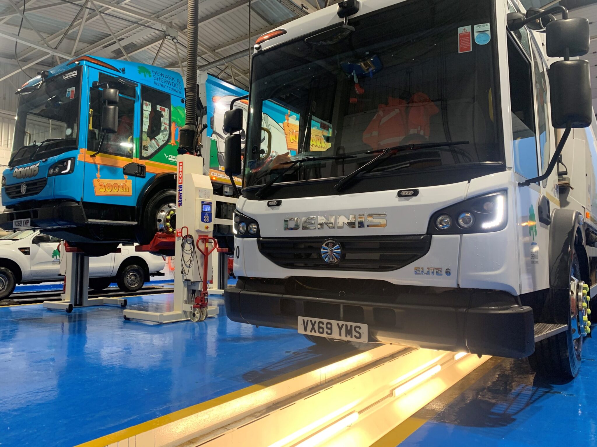 vehicle workshop flooring