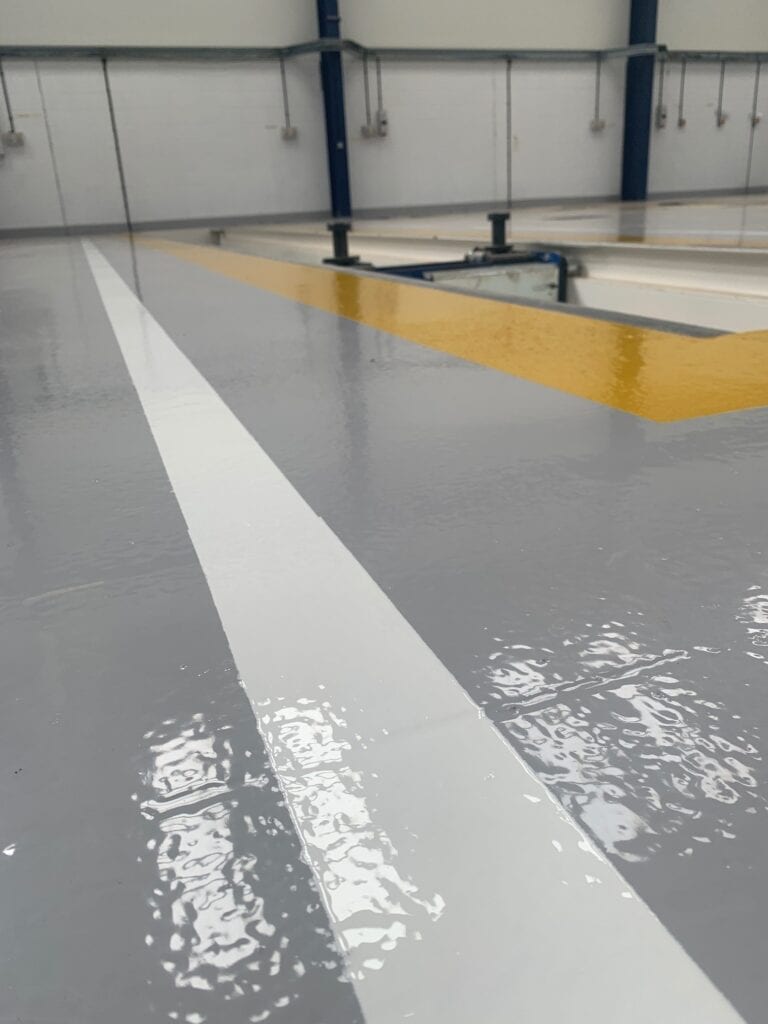 Resin Floor Systems - Newly Laid Concrete