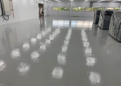 Light & Bright Coloured Industrial Production Facility Flooring - PSC